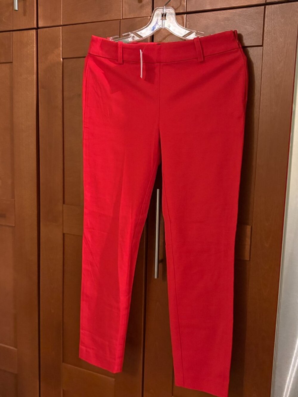 J.Crew Winnie Pants in bright red Size 6
